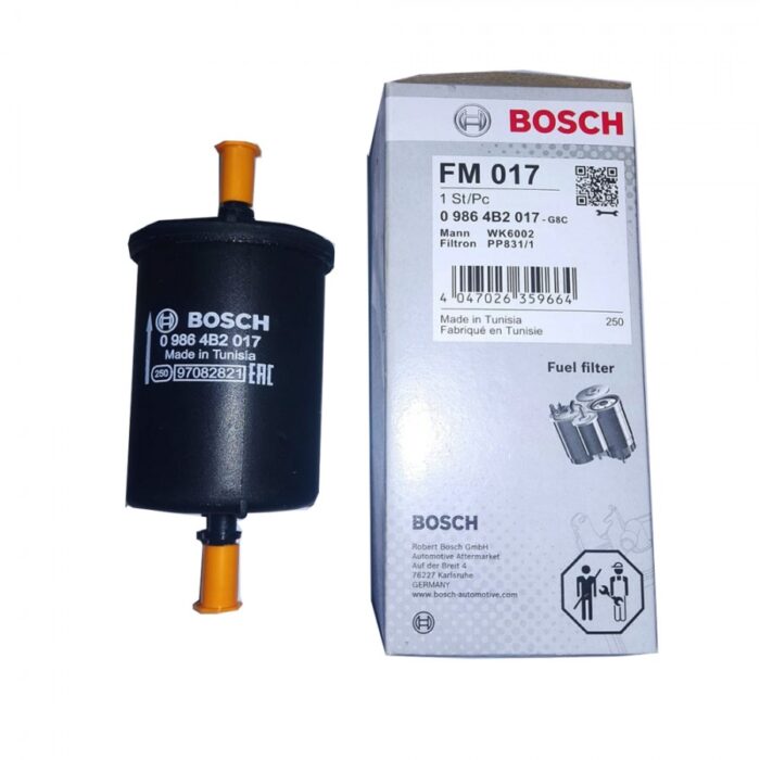 BOSCH FM 017 ÜNİVERSAL PLASTİK BENZİN FİLTRESİ SOKETLİ