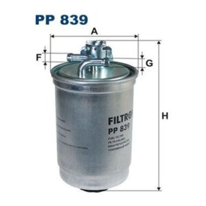 PP 839 TH0 127 401C TRANSPORTER T4 MAZOT FİLTRESİ SOKETLİ